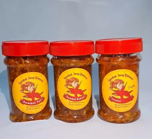 Jual Sambel Pedas teri Sambel Cumi Sambel Rebon sambal murah terdekat Cibubur Ciracas Jakarta Timur